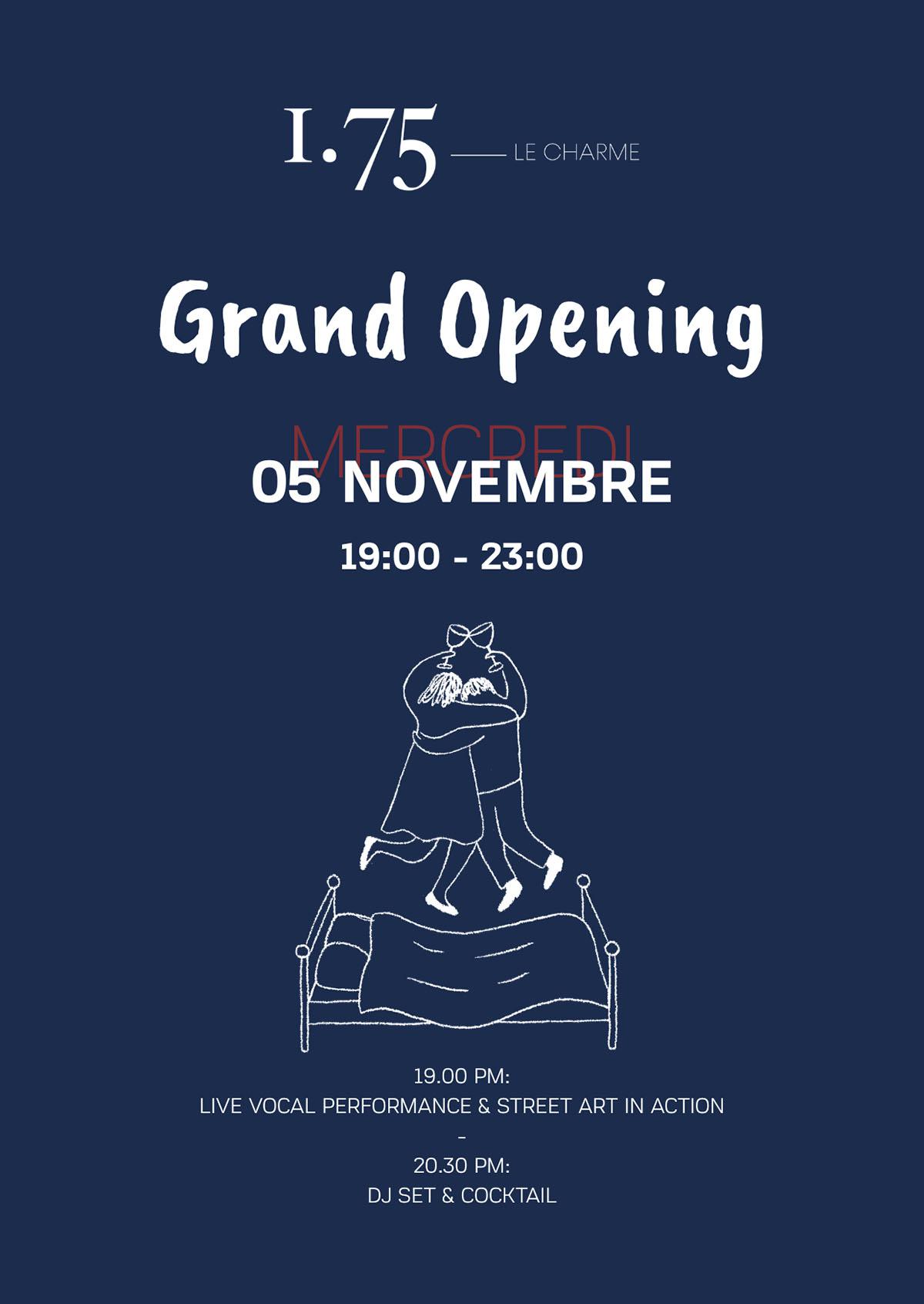 1.75 Le Charme – Hôtel design Paris 13, chambres, bistrot & bar