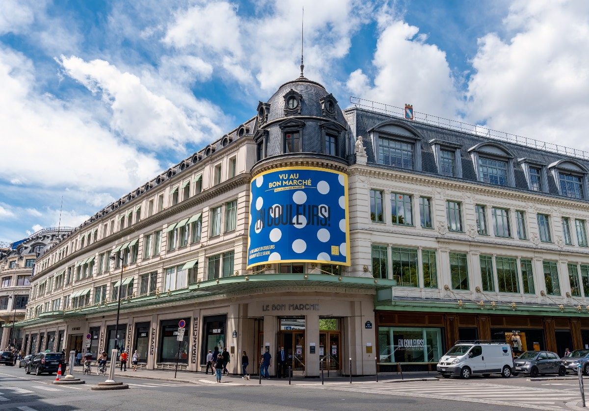 A shopping centre: the emblematic Bon Marché in rue de Sèvres