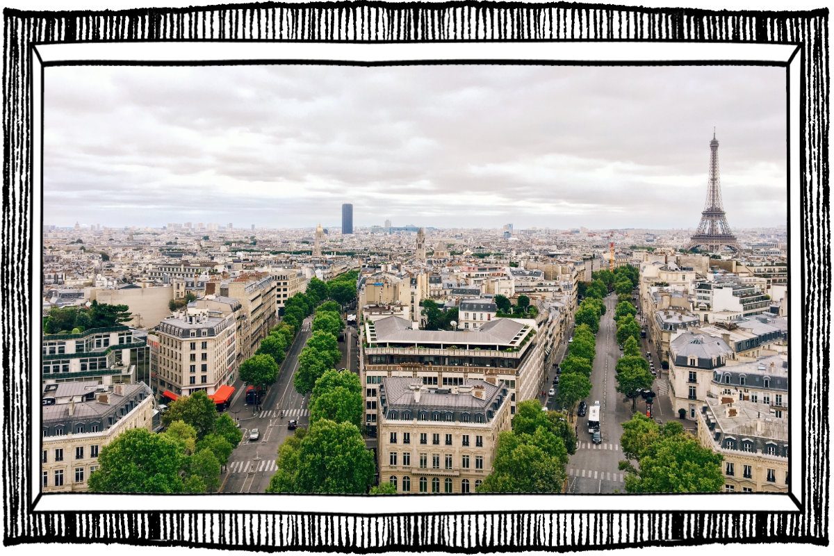 toits de Paris vue de rooftops